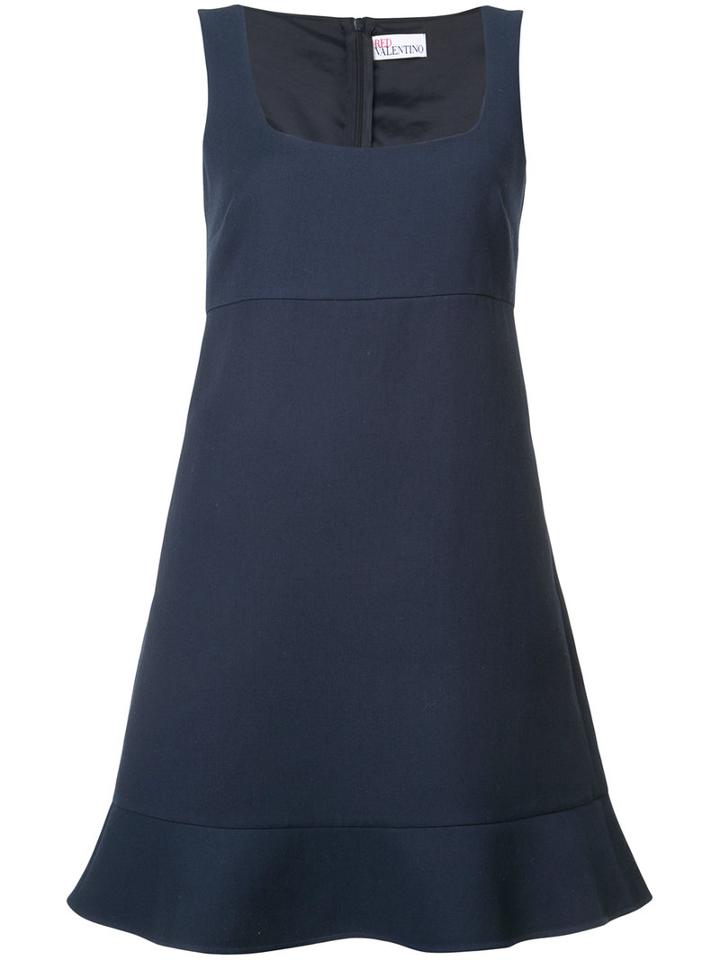 Flared Dress - Women - Cotton/viscose - 42, Blue, Cotton/viscose, Red Valentino