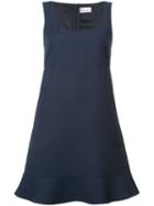 Flared Dress - Women - Cotton/viscose - 42, Blue, Cotton/viscose, Red Valentino
