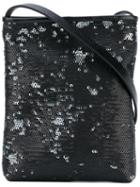 A.f.vandevorst - Sequins Embellished Shoulder Bag - Women - Leather/polyester - One Size, Black, Leather/polyester