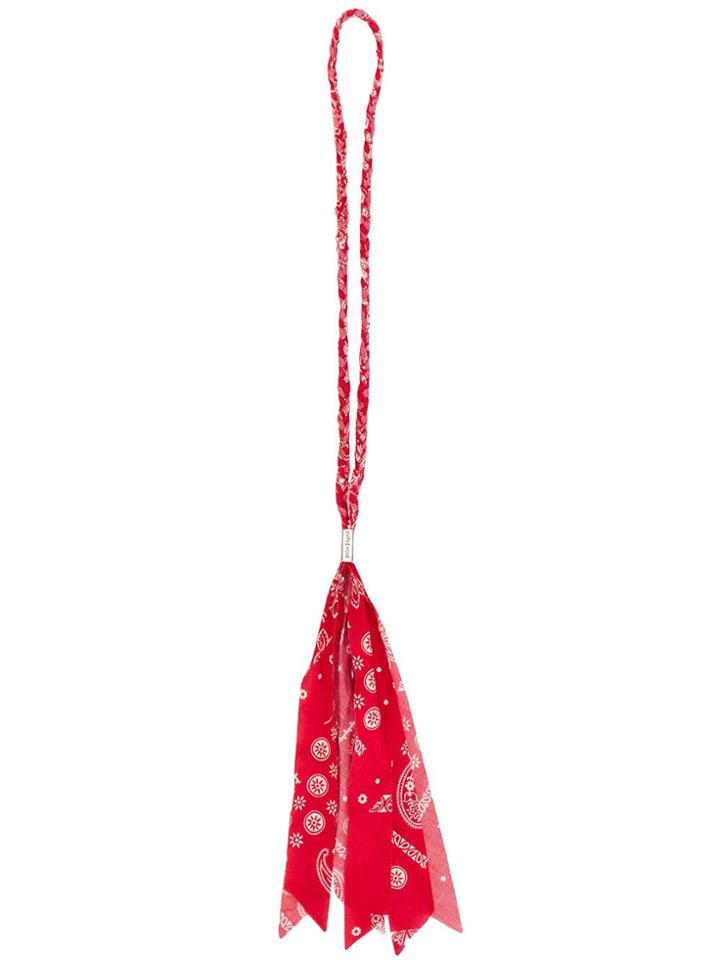 Palm Angels Bandana Necklace - Red
