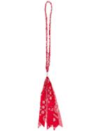 Palm Angels Bandana Necklace - Red