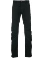 Attachment Gathered Straight Leg Trousers - Black