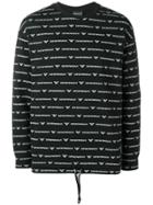 Emporio Armani Logo Print Jumper - Black