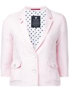 Loveless - Tweed Blazer - Women - Acrylic/polyester/rayon - 9, Pink/purple, Acrylic/polyester/rayon