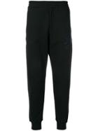 Alexander Mcqueen Logo Embroidered Track Trousers - Black