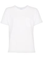Frame Denim Slouchy Crew Neck T-shirt - White