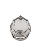 Alexander Mcqueen Teardrop Crystal Ring - Silver
