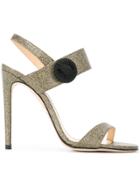 Chloe Gosselin Glitter Sandals - Metallic