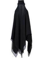 Greg Lauren Halterneck Draped Top