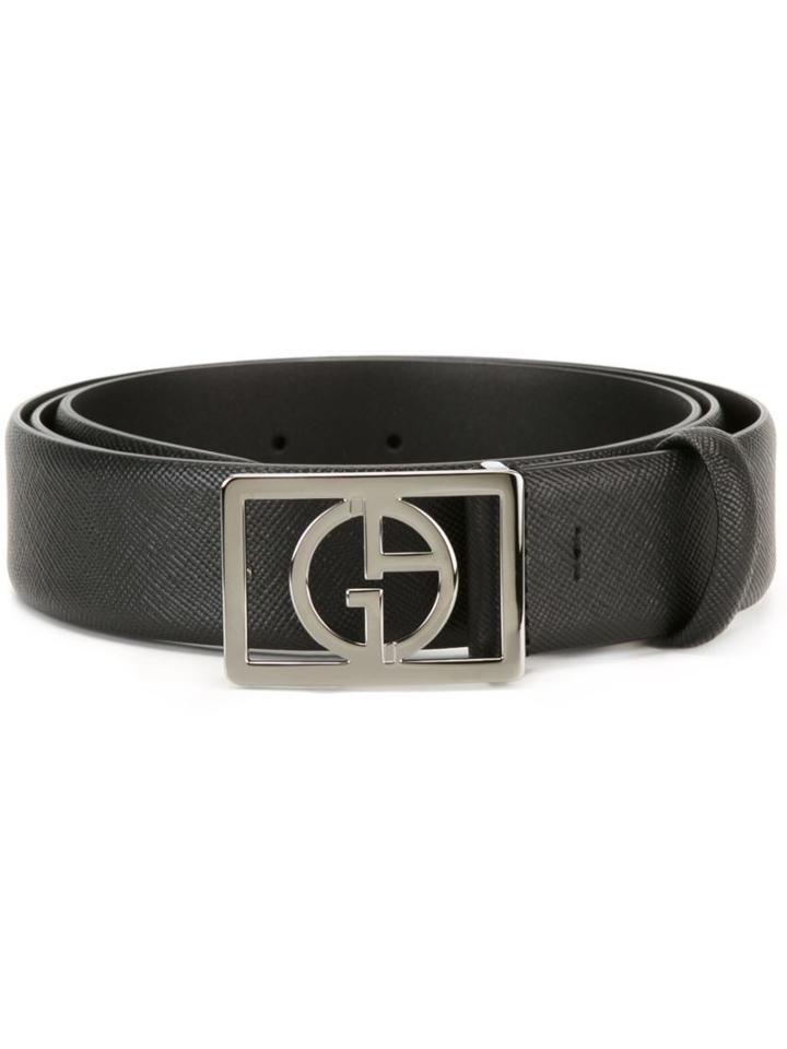 Giorgio Armani Logo Buckle Belt