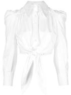 Carolina Herrera Cropped Shirt - White