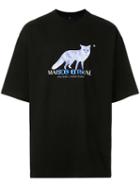 Ader Error Maison Kitsuné X Ader Error Bitmap Fox T-shirt - Black