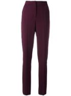 Roksanda 'welles' Trousers, Women's, Size: 8, Red, Viscose/wool/silk/spandex/elastane