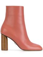 Paul Andrew Tanase Ankle Boots - Pink & Purple