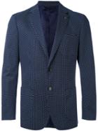 Michael Kors - Classic Blazer - Men - Cotton/polyester/spandex/elastane - 44, Blue, Cotton/polyester/spandex/elastane