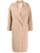 Forte Dei Marmi Couture Oversized Contrast Coat - Brown