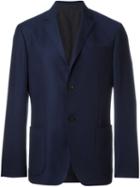 Z Zegna Patch Pocket Blazer, Men's, Size: 56, Blue, Cupro/wool