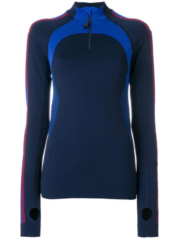 Lndr Zipped Compression Top - Blue