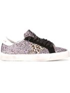 Golden Goose Deluxe Brand May Sneakers, Women's, Size: 40, Pink/purple, Cotton/rubber/pvc/suede