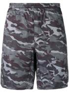 Ea7 Emporio Armani Camouflage Print Swim Shorts - Grey