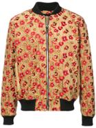 Philip Ayler Floral Bomber Jacket - Yellow & Orange