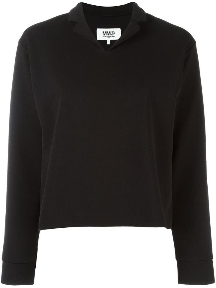Mm6 Maison Margiela Longsleeved Polo Shirt