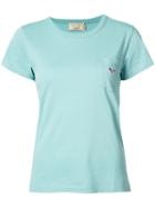 Maison Kitsuné - Logo Pocket T-shirt - Women - Cotton - L, Green, Cotton