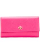 Gucci Gg Continental Wallet - Pink & Purple