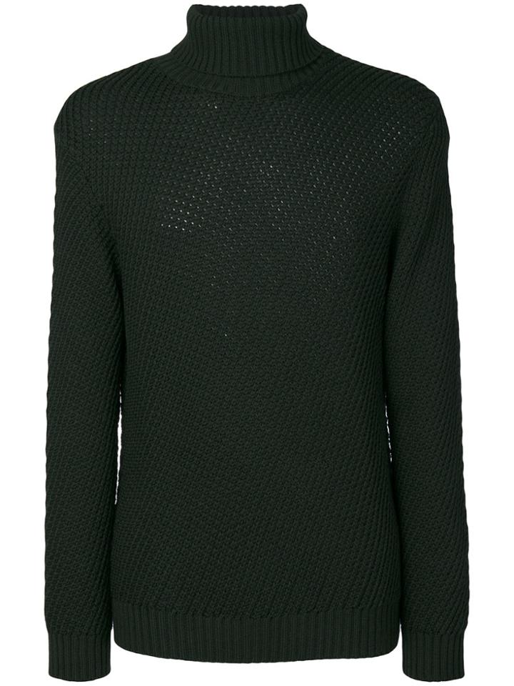 Etro Roll Neck Jumper - Green