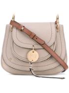 See By Chloé - 'saddle' Crossbody Bag - Women - Leather - One Size, Grey, Leather