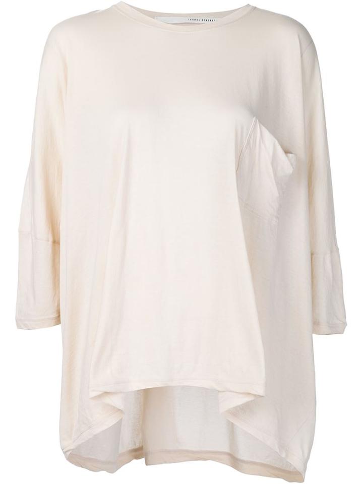 Isabel Benenato Oversized T-shirt, Women's, Size: 42, Nude/neutrals, Cotton