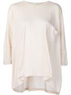 Isabel Benenato Oversized T-shirt, Women's, Size: 42, Nude/neutrals, Cotton
