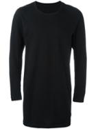 11 By Boris Bidjan Saberi Longsleeved T-shirt, Men's, Size: Small, Black, Cotton