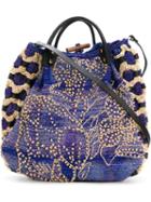 Jamin Puech Floral Application Motif Shoulder Bag