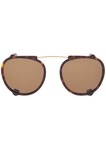 Moscot Round Sunglasses - Brown