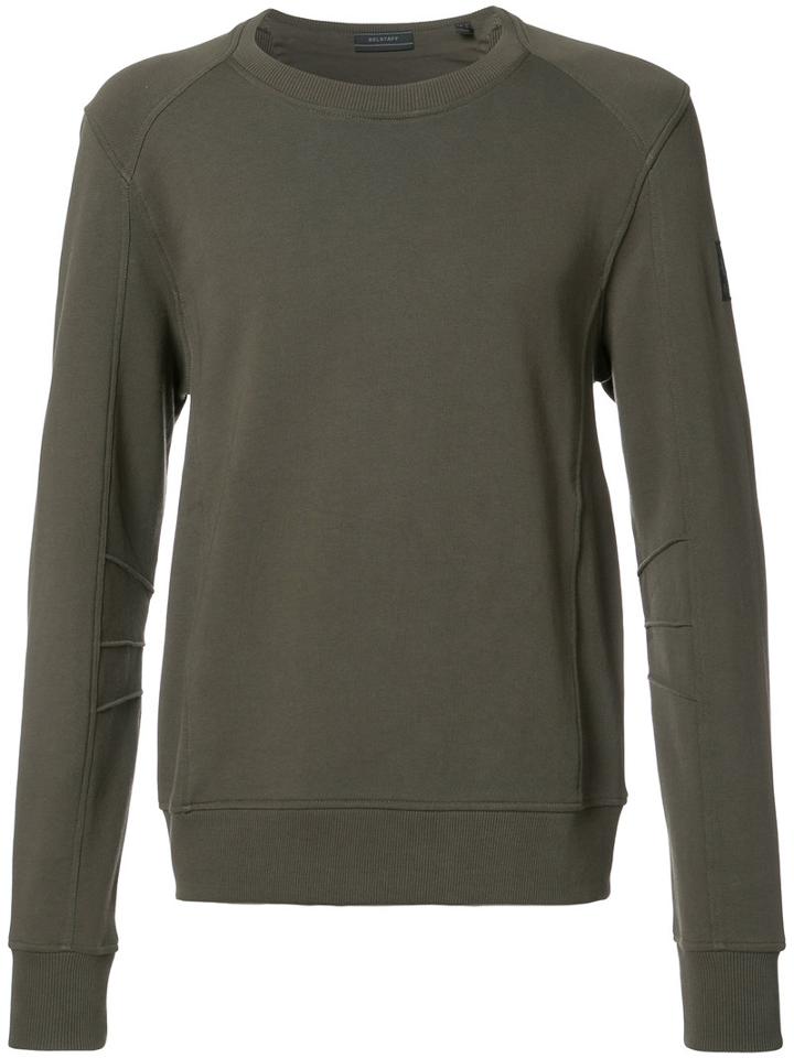 Belstaff 'chanton' Jumper, Men's, Size: Large, Green, Cotton