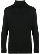 Maison Flaneur Roll Neck Sweater - Black