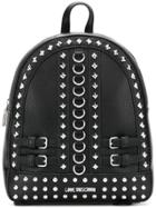 Love Moschino Studded Backpack - Black