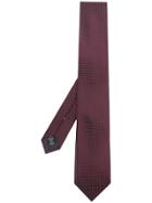 Ermenegildo Zegna Micro Check Scarf - Red