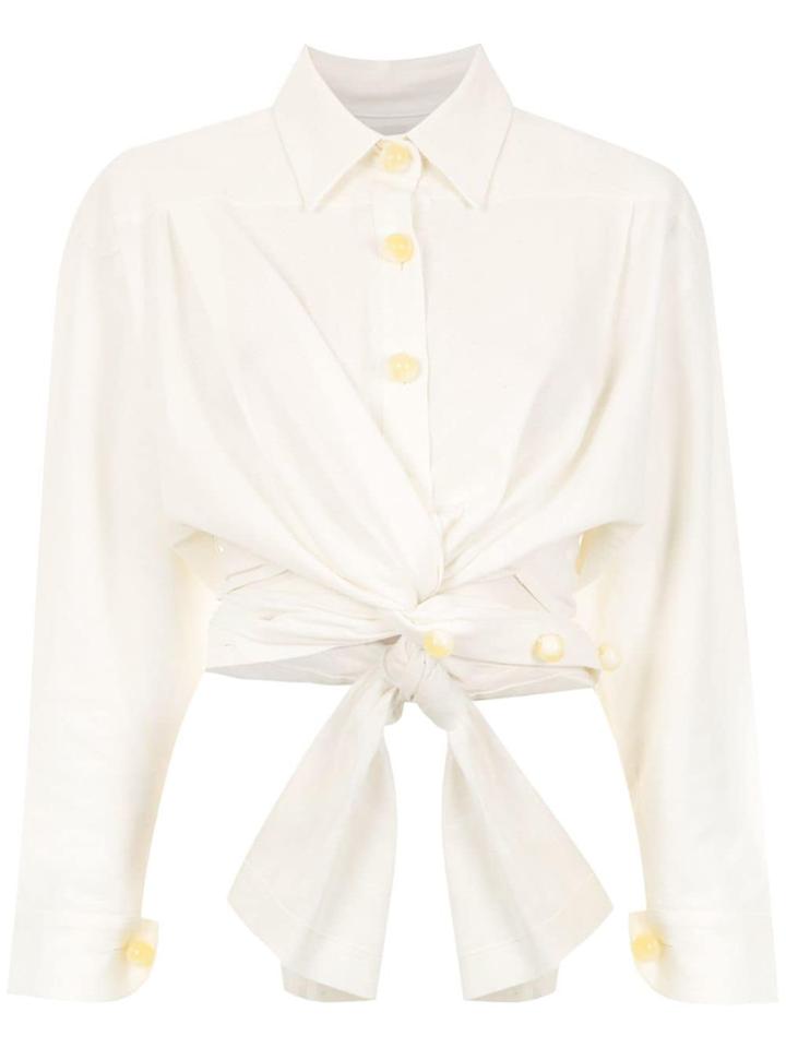 Framed Ceramic Shirt - White