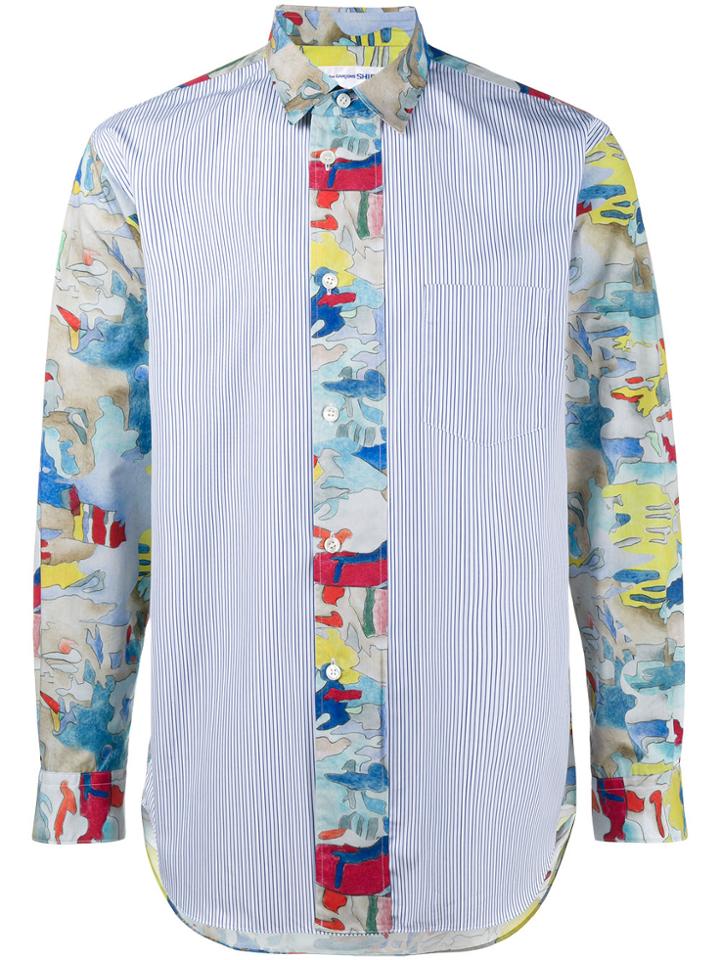Comme Des Garçons Shirt Multi Print Long Sleeve Shirt - Multicolour