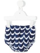 Tartine Et Chocolat - Scalloped Pattern Shorts - Kids - Cotton - 9 Mth, Blue