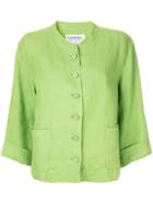 Chanel Vintage Long Sleeve Jacket - Green