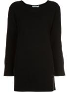 T By Alexander Wang - Tunic-style Sweater - Women - Cashmere/wool - Xs, Black, Cashmere/wool