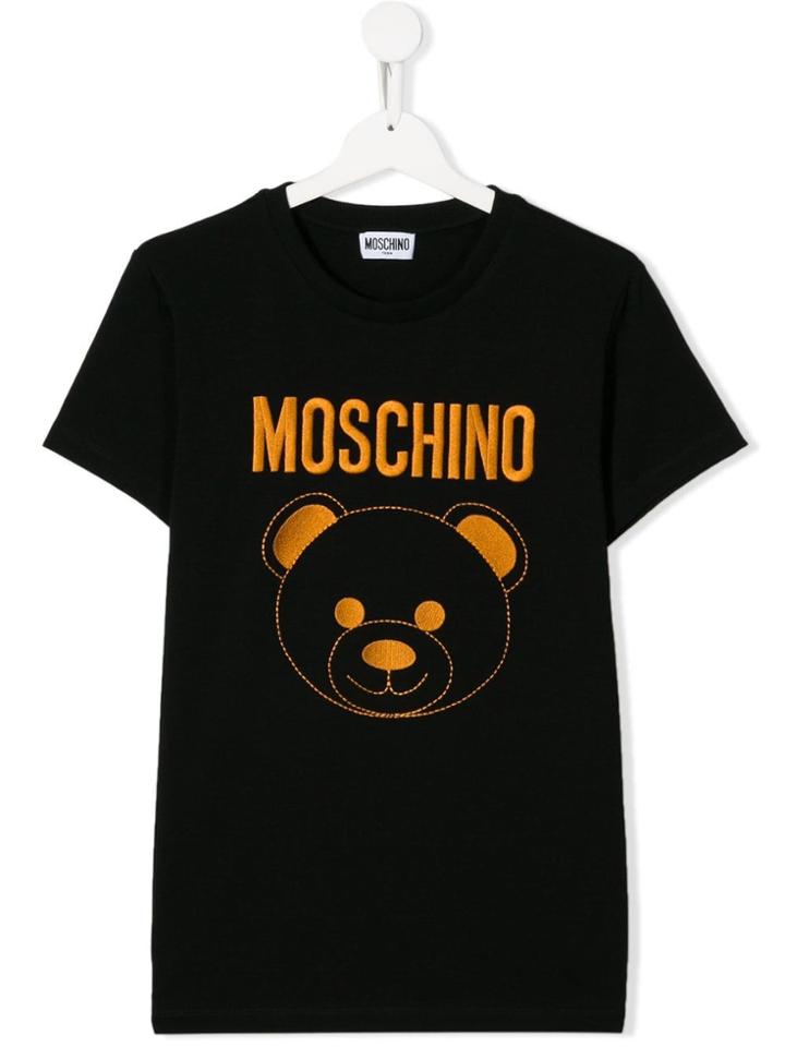 Moschino Kids Teen Teddy Bear T-shirt - Black