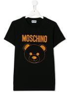 Moschino Kids Teen Teddy Bear T-shirt - Black