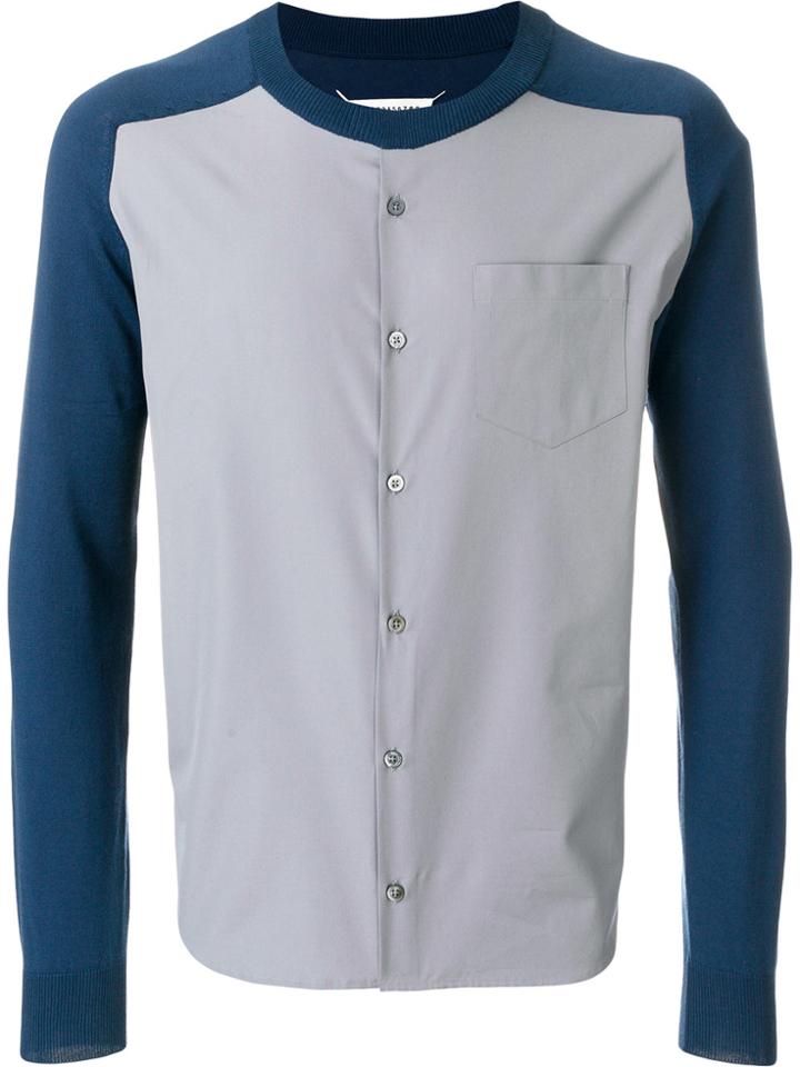 Maison Margiela Colour-block Shirt - Blue