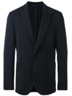 Brioni Tonal Suede Pocket Blazer, Men's, Size: Medium, Blue, Suede/wool