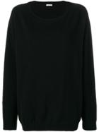 P.a.r.o.s.h. Oversized Knitted Jumper - Black