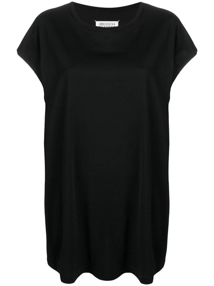 Maison Margiela Oversized Round Neck T-shirt - Black